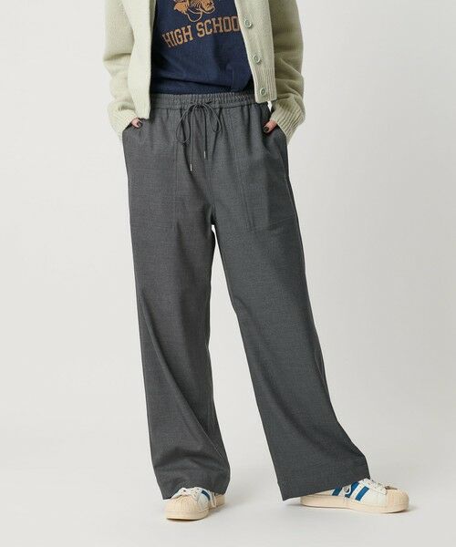BEAUTY & YOUTH UNITED ARROWS/ビューティー&ユース ユナイテッドアローズ ポリエステルブレンド パッチポケットパンツ DK. GRAY M BEAUTY & YOUTH UNITED ARROWS/ビューティー&ユース ユナイテッドアローズ ポリエステルブレンド パッチポケットパンツ DK. GRAY M