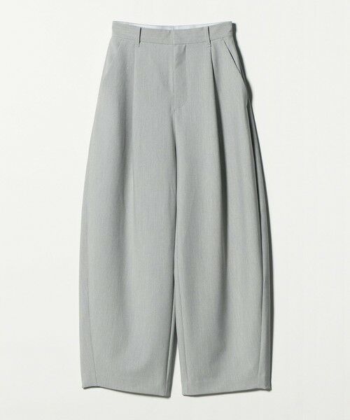 BEAUTY&YOUTH UNITED ARROWS / ビューティー&ユース ユナイテッドアローズ その他パンツ | ポリエステルブレンド カーブパンツ(LT.GRAY)