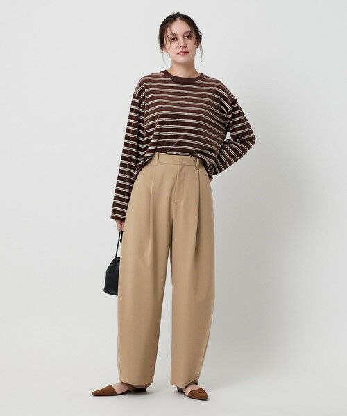 BEAUTY&YOUTH UNITED ARROWS / ビューティー&ユース ユナイテッドアローズ その他パンツ | ポリエステルブレンド カーブパンツ | 詳細8