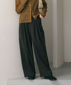 BEAUTY&YOUTH UNITED ARROWS / ビューティー&ユース ユナイテッドアローズ その他パンツ | 毛ポリエステルブレンド ワイドタックパンツ