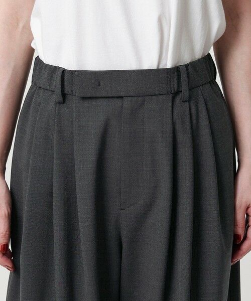 BEAUTY&YOUTH UNITED ARROWS / ビューティー&ユース ユナイテッドアローズ その他パンツ | 毛ポリエステルブレンド ワイドタックパンツ | 詳細8