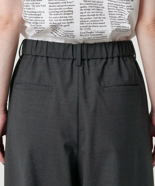 BEAUTY&YOUTH UNITED ARROWS / ビューティー&ユース ユナイテッドアローズ その他パンツ | 毛ポリエステルブレンド ワイドタックパンツ | 詳細9