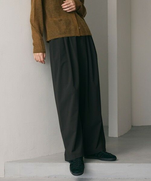 BEAUTY&YOUTH UNITED ARROWS / ビューティー&ユース ユナイテッドアローズ その他パンツ | 毛ポリエステルブレンド ワイドタックパンツ | 詳細20