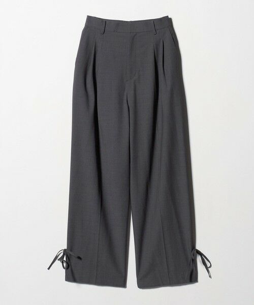 BEAUTY&YOUTH UNITED ARROWS / ビューティー&ユース ユナイテッドアローズ スラックス・ドレスパンツ | へムリボン パンツ ウォッシャブル | 詳細5