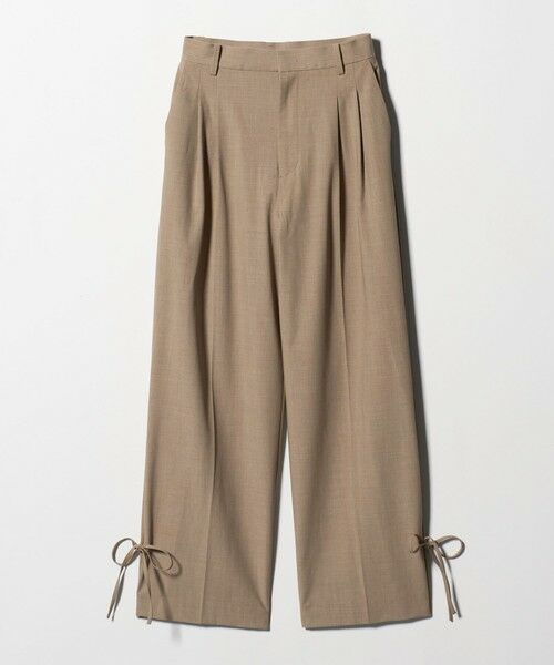 BEAUTY&YOUTH UNITED ARROWS / ビューティー&ユース ユナイテッドアローズ スラックス・ドレスパンツ | へムリボン パンツ ウォッシャブル | 詳細9