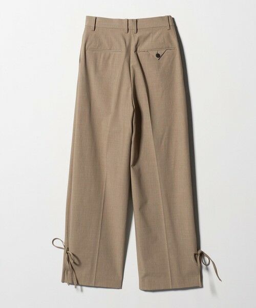 BEAUTY&YOUTH UNITED ARROWS / ビューティー&ユース ユナイテッドアローズ スラックス・ドレスパンツ | へムリボン パンツ ウォッシャブル | 詳細10