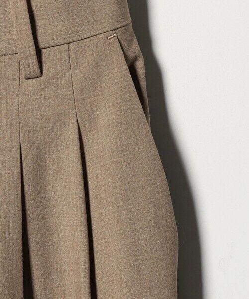 BEAUTY&YOUTH UNITED ARROWS / ビューティー&ユース ユナイテッドアローズ スラックス・ドレスパンツ | へムリボン パンツ ウォッシャブル | 詳細12