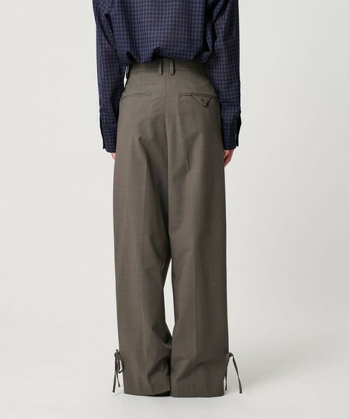 BEAUTY&YOUTH UNITED ARROWS / ビューティー&ユース ユナイテッドアローズ スラックス・ドレスパンツ | へムリボン パンツ ウォッシャブル | 詳細25