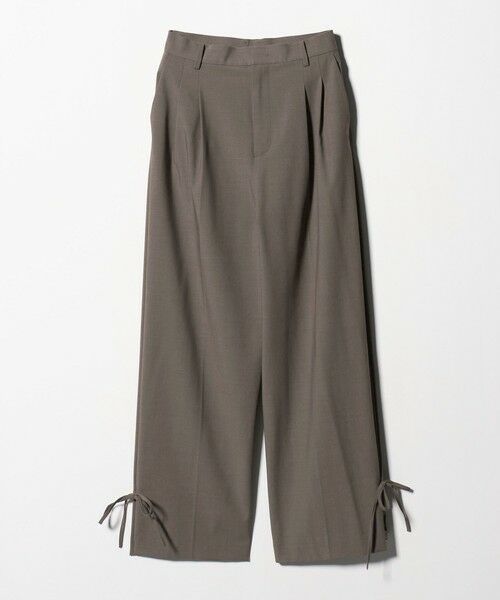 BEAUTY&YOUTH UNITED ARROWS / ビューティー&ユース ユナイテッドアローズ スラックス・ドレスパンツ | へムリボン パンツ ウォッシャブル | 詳細26