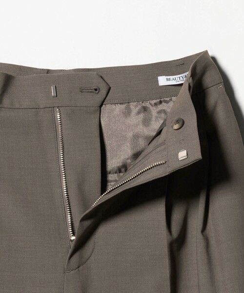 BEAUTY&YOUTH UNITED ARROWS / ビューティー&ユース ユナイテッドアローズ スラックス・ドレスパンツ | へムリボン パンツ ウォッシャブル | 詳細29