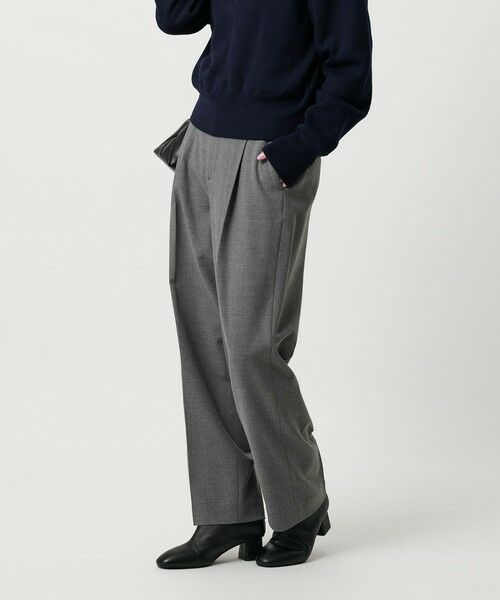 BEAUTY&YOUTH UNITED ARROWS / ビューティー&ユース ユナイテッドアローズ スラックス・ドレスパンツ | タックテーパードパンツ ウォッシャブル | 詳細10