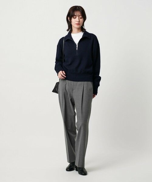 BEAUTY&YOUTH UNITED ARROWS / ビューティー&ユース ユナイテッドアローズ スラックス・ドレスパンツ | タックテーパードパンツ ウォッシャブル | 詳細11