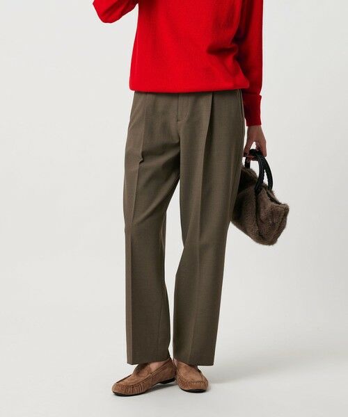 BEAUTY&YOUTH UNITED ARROWS / ビューティー&ユース ユナイテッドアローズ スラックス・ドレスパンツ | タックテーパードパンツ ウォッシャブル | 詳細17