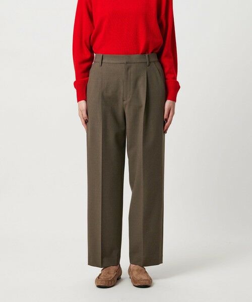 BEAUTY&YOUTH UNITED ARROWS / ビューティー&ユース ユナイテッドアローズ スラックス・ドレスパンツ | タックテーパードパンツ ウォッシャブル | 詳細20