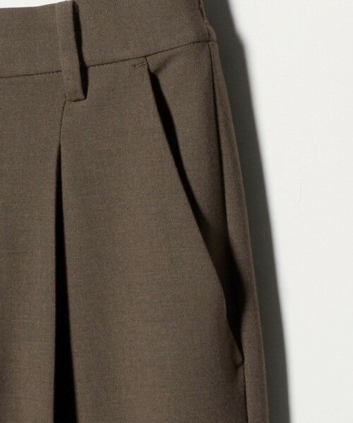 BEAUTY&YOUTH UNITED ARROWS / ビューティー&ユース ユナイテッドアローズ スラックス・ドレスパンツ | タックテーパードパンツ ウォッシャブル | 詳細26