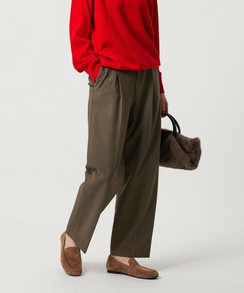 BEAUTY&YOUTH UNITED ARROWS / ビューティー&ユース ユナイテッドアローズ スラックス・ドレスパンツ | タックテーパードパンツ ウォッシャブル | 詳細18