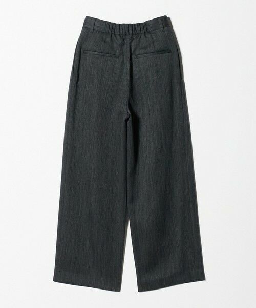 BEAUTY&YOUTH UNITED ARROWS / ビューティー&ユース ユナイテッドアローズ その他パンツ | ツイードライク バックゴムワイドパンツ ウォッシャブル | 詳細18