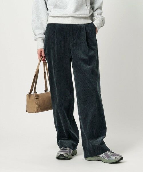 BEAUTY&YOUTH UNITED ARROWS / ビューティー&ユース ユナイテッドアローズ その他パンツ | コーデュロイ ワイドストレートパンツ(NAVY)