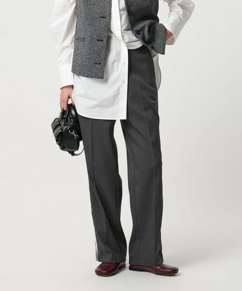 BEAUTY&YOUTH UNITED ARROWS / ビューティー&ユース ユナイテッドアローズ その他パンツ | ポリエステルブレンド サイドベロアパンツ | 詳細1