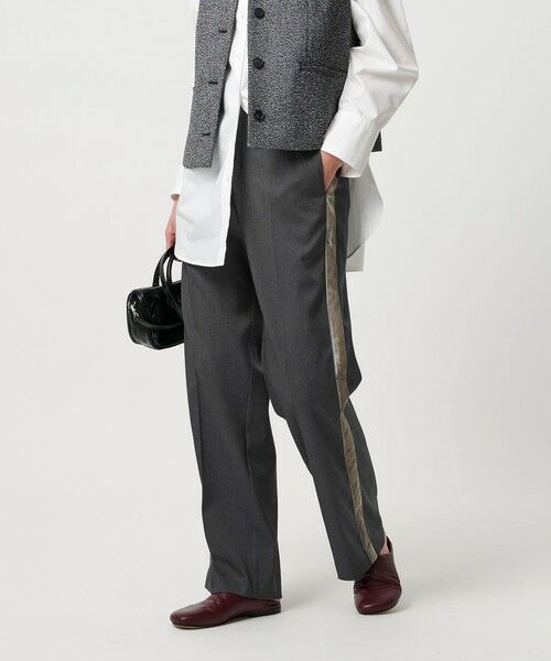BEAUTY&YOUTH UNITED ARROWS / ビューティー&ユース ユナイテッドアローズ その他パンツ | ポリエステルブレンド サイドベロアパンツ | 詳細2