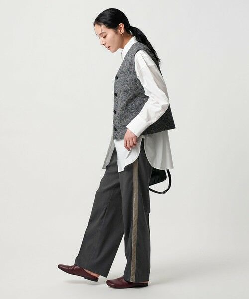 BEAUTY&YOUTH UNITED ARROWS / ビューティー&ユース ユナイテッドアローズ その他パンツ | ポリエステルブレンド サイドベロアパンツ | 詳細3