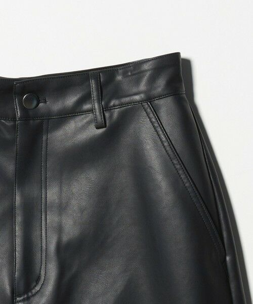 BEAUTY&YOUTH UNITED ARROWS / ビューティー&ユース ユナイテッドアローズ ショート・ハーフ・半端丈パンツ | レザーライク ハーフパンツ | 詳細10