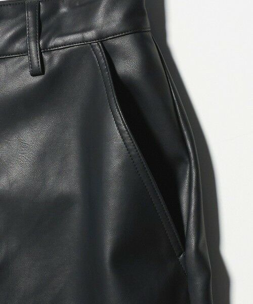 BEAUTY&YOUTH UNITED ARROWS / ビューティー&ユース ユナイテッドアローズ ショート・ハーフ・半端丈パンツ | レザーライク ハーフパンツ | 詳細11