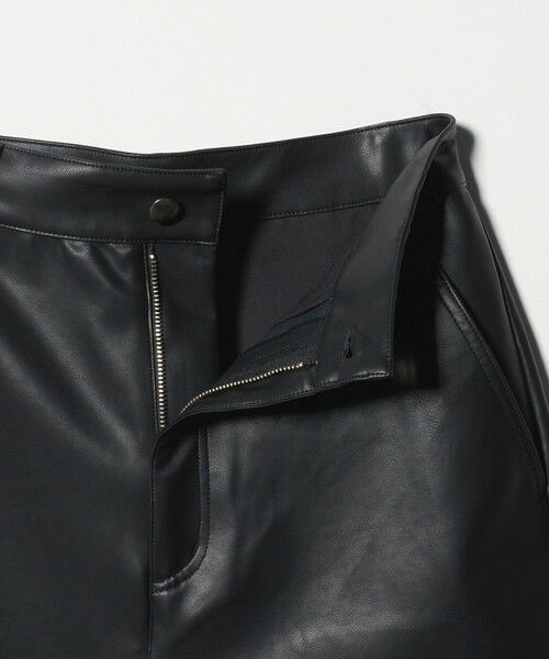 BEAUTY&YOUTH UNITED ARROWS / ビューティー&ユース ユナイテッドアローズ ショート・ハーフ・半端丈パンツ | レザーライク ハーフパンツ | 詳細13