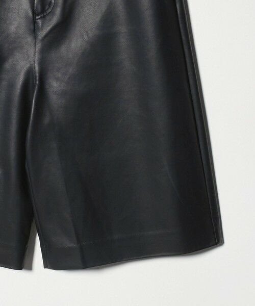 BEAUTY&YOUTH UNITED ARROWS / ビューティー&ユース ユナイテッドアローズ ショート・ハーフ・半端丈パンツ | レザーライク ハーフパンツ | 詳細14