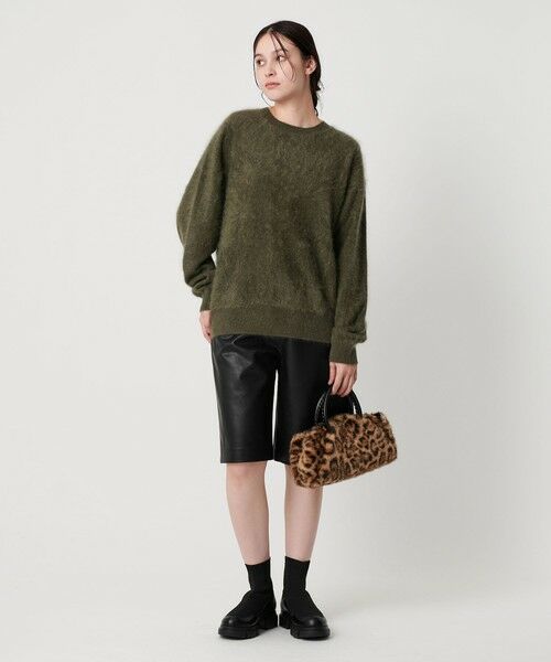 BEAUTY&YOUTH UNITED ARROWS / ビューティー&ユース ユナイテッドアローズ ショート・ハーフ・半端丈パンツ | レザーライク ハーフパンツ | 詳細3