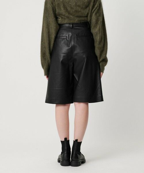 BEAUTY&YOUTH UNITED ARROWS / ビューティー&ユース ユナイテッドアローズ ショート・ハーフ・半端丈パンツ | レザーライク ハーフパンツ | 詳細7
