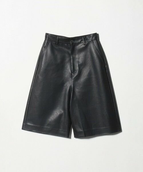 BEAUTY&YOUTH UNITED ARROWS / ビューティー&ユース ユナイテッドアローズ ショート・ハーフ・半端丈パンツ | レザーライク ハーフパンツ | 詳細8