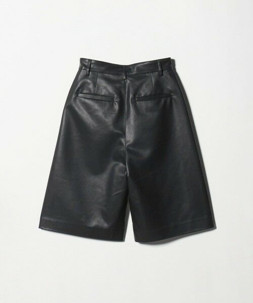 BEAUTY&YOUTH UNITED ARROWS / ビューティー&ユース ユナイテッドアローズ ショート・ハーフ・半端丈パンツ | レザーライク ハーフパンツ | 詳細9