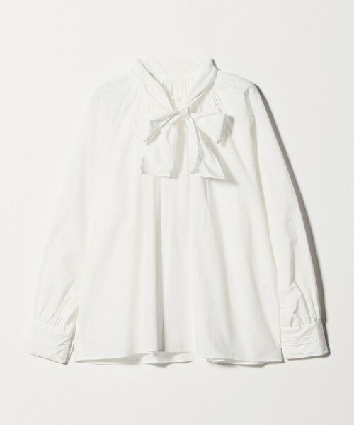 BEAUTY&YOUTH UNITED ARROWS / ビューティー&ユース ユナイテッドアローズ シャツ・ブラウス | コットン ソリッド&ストライプ ボウタイブラウス | 詳細4