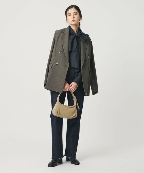 BEAUTY&YOUTH UNITED ARROWS / ビューティー&ユース ユナイテッドアローズ シャツ・ブラウス | コットン ソリッド&ストライプ ボウタイブラウス | 詳細8