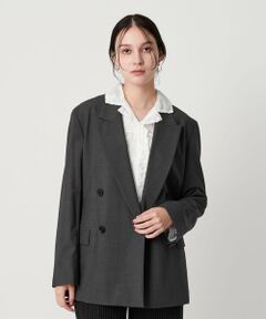 BEAUTY&YOUTH UNITED ARROWS / ビューティー&ユース ユナイテッドアローズ テーラードジャケット | バックレースアップ ダブルジャケット