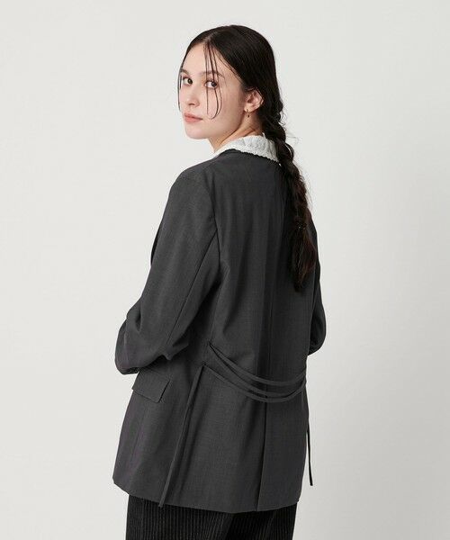 BEAUTY&YOUTH UNITED ARROWS / ビューティー&ユース ユナイテッドアローズ テーラードジャケット | バックレースアップ ダブルジャケット | 詳細2
