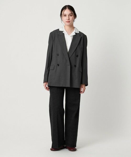 BEAUTY&YOUTH UNITED ARROWS / ビューティー&ユース ユナイテッドアローズ テーラードジャケット | バックレースアップ ダブルジャケット | 詳細3