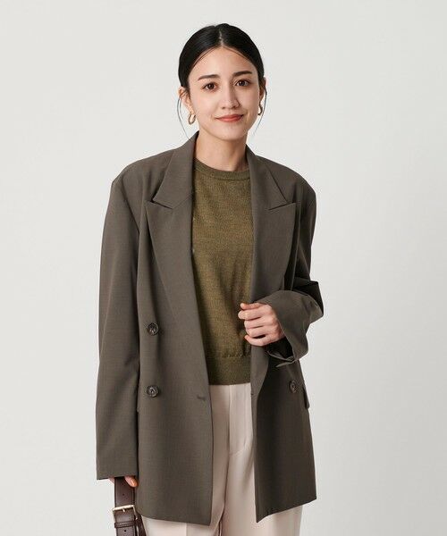 BEAUTY&YOUTH UNITED ARROWS / ビューティー&ユース ユナイテッドアローズ テーラードジャケット | バックレースアップ ダブルジャケット | 詳細15