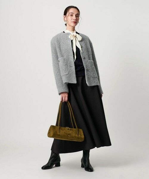 BEAUTY&YOUTH UNITED ARROWS / ビューティー&ユース ユナイテッドアローズ ノーカラージャケット | ドットジャガード ノーカラージャケット | 詳細3