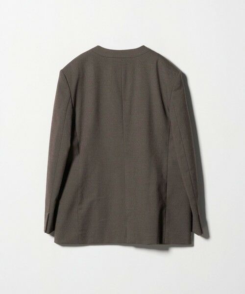 BEAUTY&YOUTH UNITED ARROWS / ビューティー&ユース ユナイテッドアローズ ノーカラージャケット | ポリエステルレーヨン ノーカラー1ボタンジャケット | 詳細19
