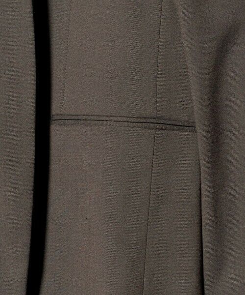 BEAUTY&YOUTH UNITED ARROWS / ビューティー&ユース ユナイテッドアローズ ノーカラージャケット | ポリエステルレーヨン ノーカラー1ボタンジャケット | 詳細22