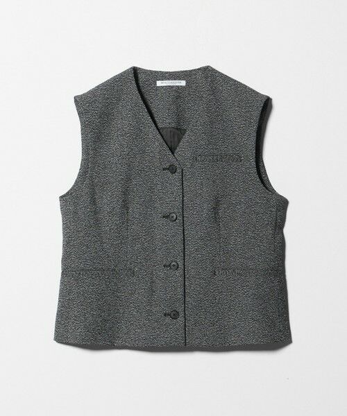 BEAUTY&YOUTH UNITED ARROWS / ビューティー&ユース ユナイテッドアローズ ベスト | ポリエステル ツイードライクベスト | 詳細15
