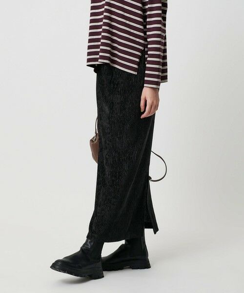 BEAUTY&YOUTH UNITED ARROWS / ビューティー&ユース ユナイテッドアローズ ロング・マキシ丈スカート | ベロアプリーツ タイトスカート ウォッシャブル | 詳細7