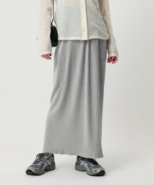 BEAUTY&YOUTH UNITED ARROWS / ビューティー&ユース ユナイテッドアローズ ロング・マキシ丈スカート | ベロアプリーツ タイトスカート ウォッシャブル | 詳細15