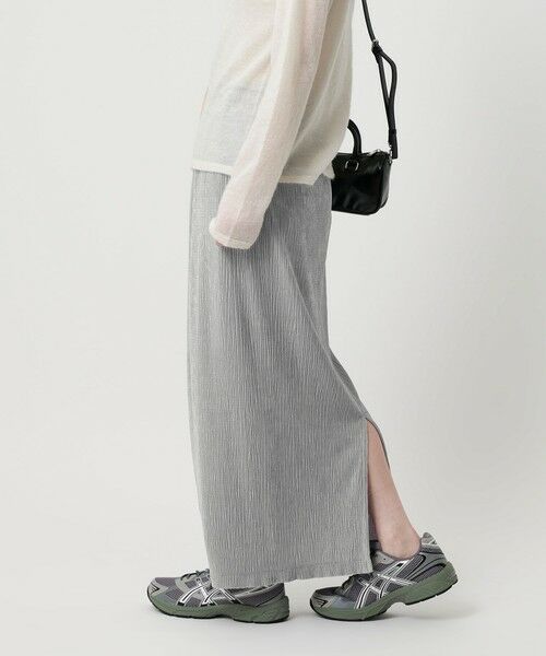 BEAUTY&YOUTH UNITED ARROWS / ビューティー&ユース ユナイテッドアローズ ロング・マキシ丈スカート | ベロアプリーツ タイトスカート ウォッシャブル | 詳細16