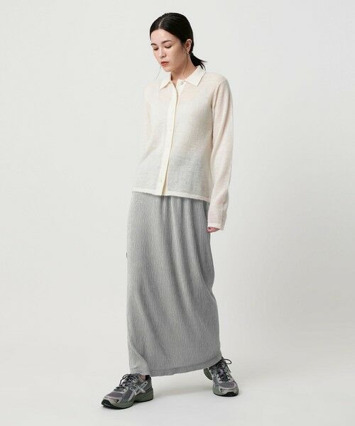 BEAUTY&YOUTH UNITED ARROWS / ビューティー&ユース ユナイテッドアローズ ロング・マキシ丈スカート | ベロアプリーツ タイトスカート ウォッシャブル | 詳細17