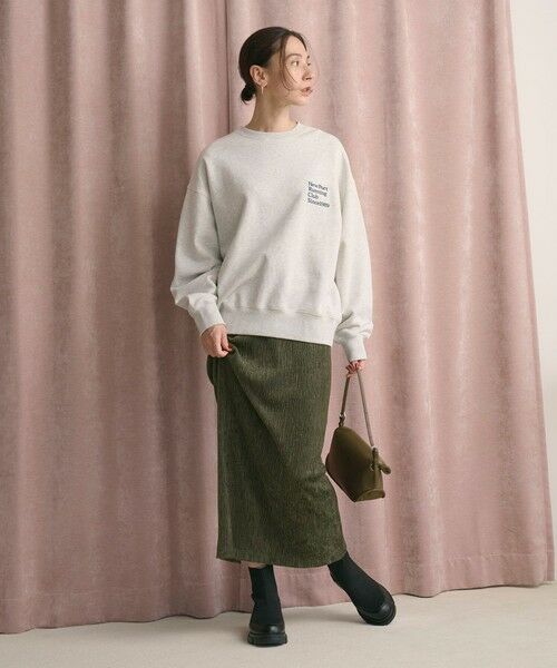 BEAUTY&YOUTH UNITED ARROWS / ビューティー&ユース ユナイテッドアローズ ロング・マキシ丈スカート | ベロアプリーツ タイトスカート ウォッシャブル | 詳細28