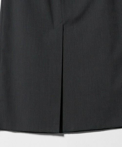 BEAUTY&YOUTH UNITED ARROWS / ビューティー&ユース ユナイテッドアローズ ロング・マキシ丈スカート | 毛ブレンド ストライプ タックロングスカート  防シワ ウォッシャブル | 詳細14