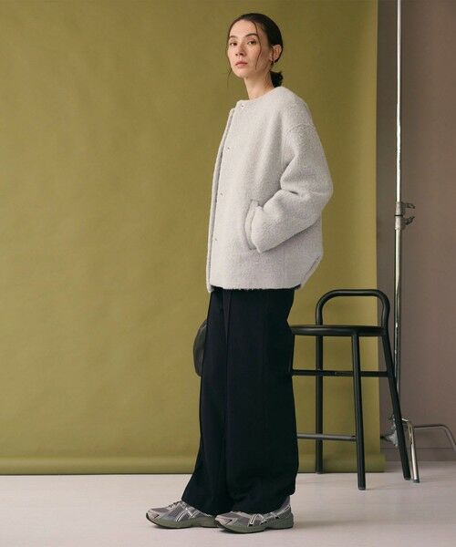 BEAUTY&YOUTH UNITED ARROWS / ビューティー&ユース ユナイテッドアローズ ブルゾン | ブークレ ノーカラーブルゾン | 詳細15